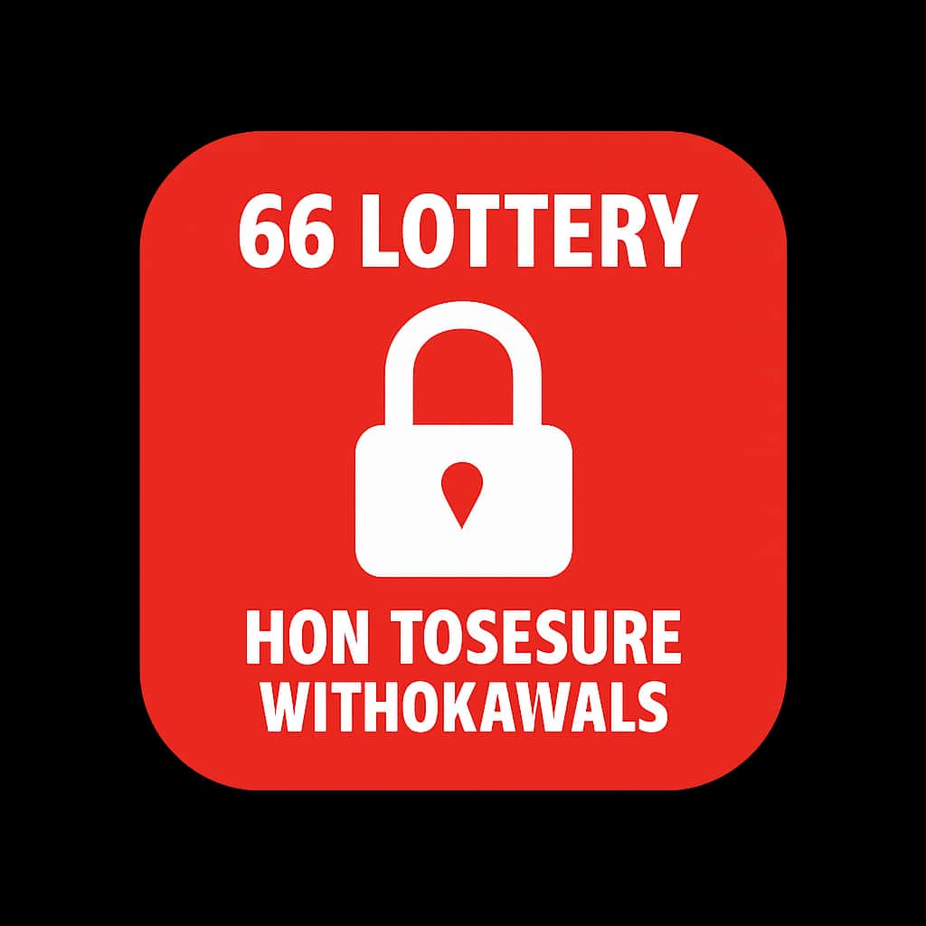 An icon symbolizing guidance on securing 66 Lottery withdrawals.
