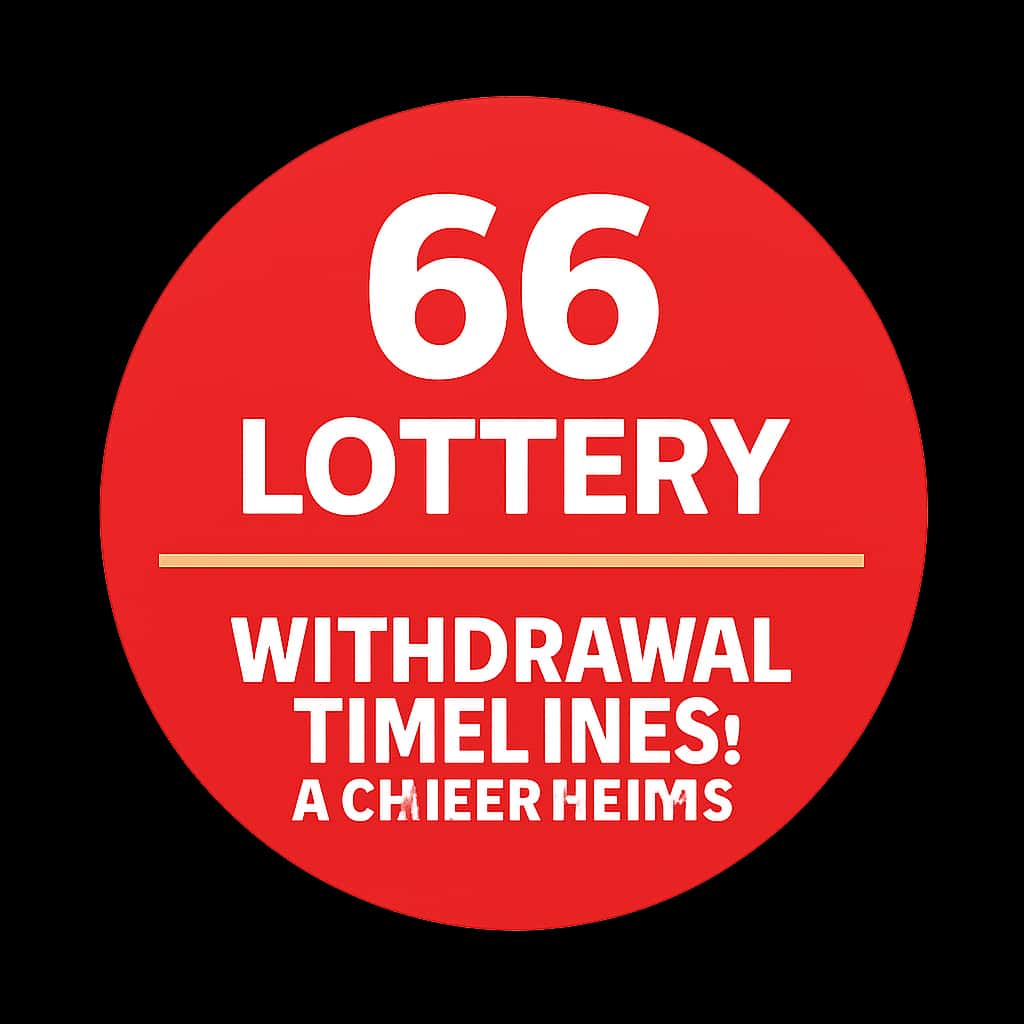 A professional icon depicting the 66 Lottery Withdrawal Timelines guide.
