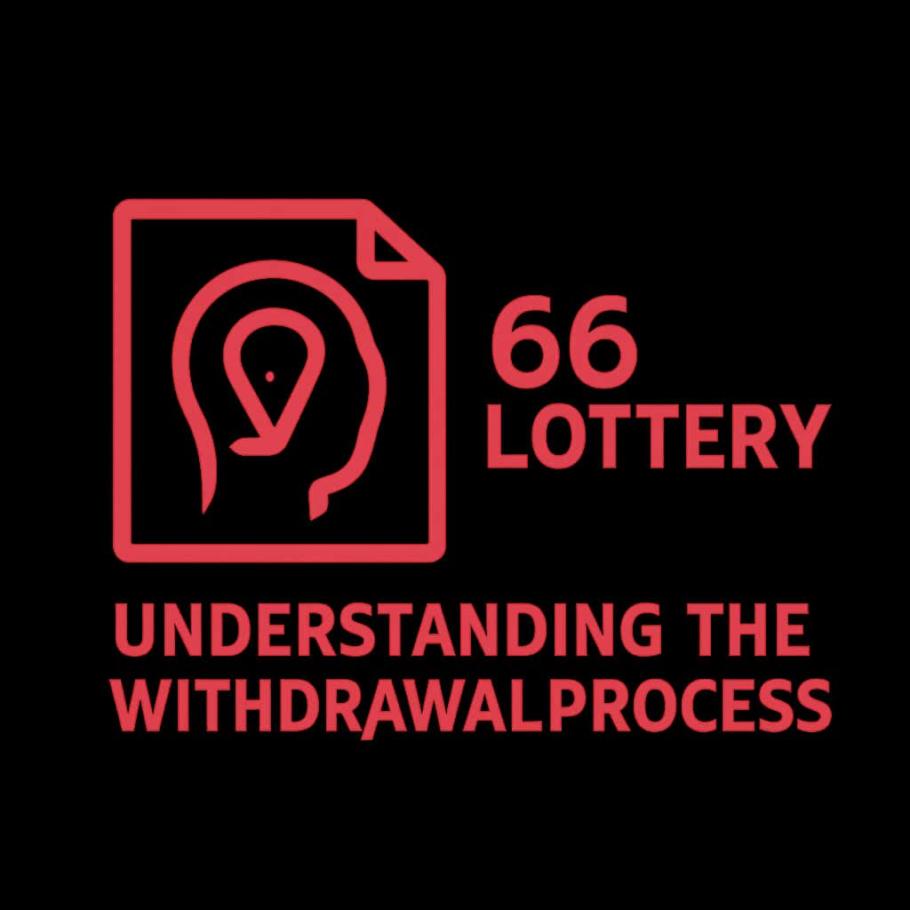 Icon depicting the 66 Lottery withdrawal process as a guide.